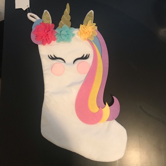 UNICORN CHRISTMAS STOCKING - Picture 3 of 4